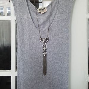 Express Art Deco Tassel Necklace